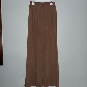 Cider Chocolate Brown Maxi Skirt
